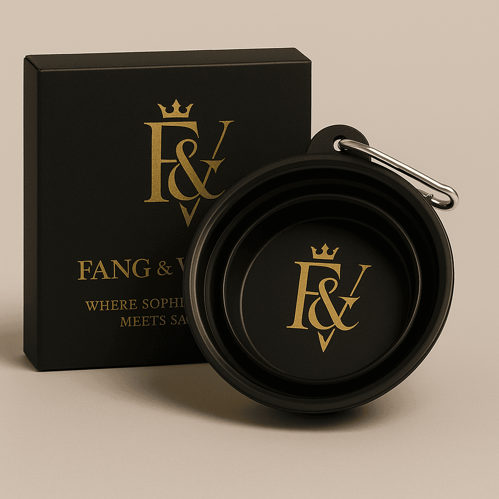 Fang & Velour collapsible travel bowl