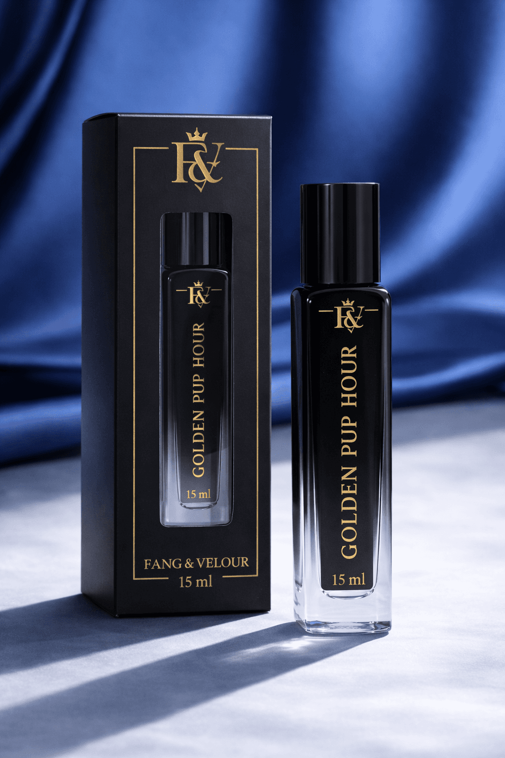 Golden Pup Hour luxury dog fragrance with box